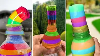 CARAMEL CONGÈLÉ MULTICOLORE dans une bouteille, recette de TikTok