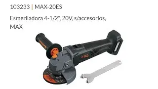 Esmeriladora inalambrica TRUPER MAX 103233 MAX-20ES