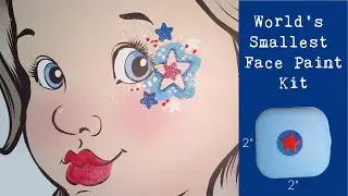 Worlds smallest FACE PAINT Kit, plus DIY tutorial