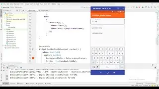 Flutter - 34. ListView içinde Search Bar