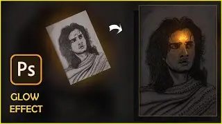 Glowing Effect In Photoshop | My Art Into Photoshop 🔥