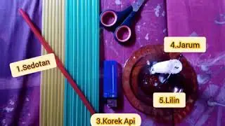 CARA MEMBUAT HIASAN DINDING DARI SEDOTAN By : Widya Putri