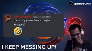 I KEPT MESSING UP! | Best moment of my reaction on the Gamescom 2024 Event