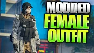 FEMALE MODDED OUTFIT WITH ARMORED VEST - DIRECTOR MODE + MERGE GLITCH - PS4 Only