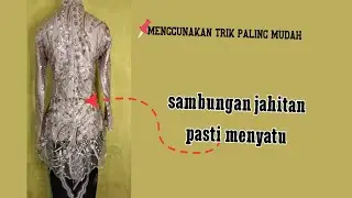 Cara Jahit Resleting Jepang agar Sambungan Jahitan menyatu