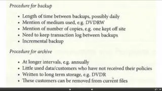 backup and archiving