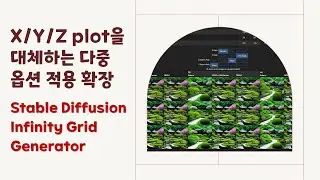[Stable Diffusion Infinity Grid Generator] X/Y/Z plot을 대체하는 다중 옵션 적용 확장