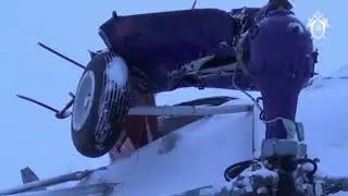 Место крушения вертолета Ми-8Т