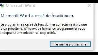 WORD 2016 A CESSER DE FONCTIONER | LA SOLUTION EN 02 MINUTE