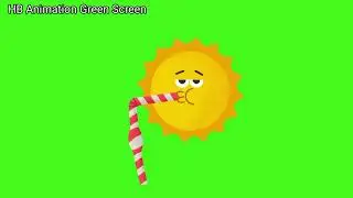 Sun 🌞 Animation Green Screen