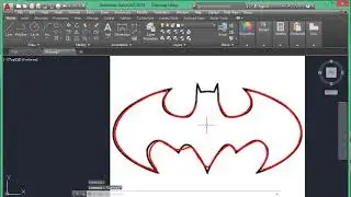 رسم الوطواط بالاسبيلاين