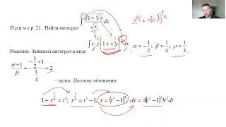 Неопределенный интеграл. Теория. Иррациональные функции. Дифференциальный бином