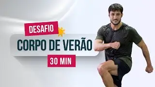 30min HIIT intenso para queimar 600 calorias — sem equipamentos, em casa 🔥