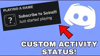 How to Get a Custom Activity Status on Discord! (Custom 