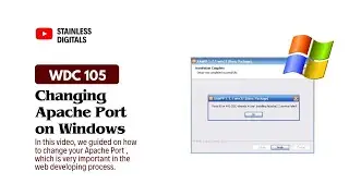 WDC 105 || Changing Apache Port on windows 