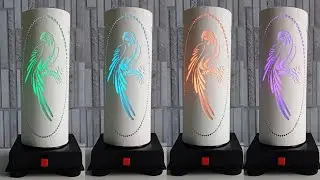 cara membuat tatakan lampu simpel, versi kotak