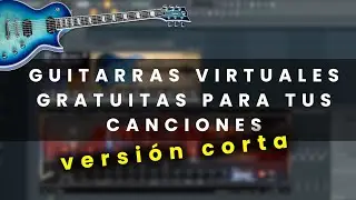 🎸 Como grabar una guitarra VIRTUAL y poner distorsión con plugins GRATUITOS | versión corta