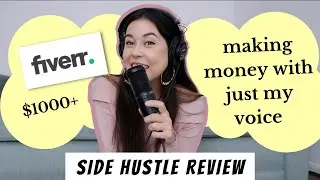 How I made over $1000 on Fiverr as a Voice Over Artist | Side Hustle Review