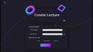 Liteboard.io Demo: open source, browser-based online lecture platform