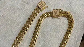 Las villas cuban links! BIG HEAVY PEICES! Neck and wrist profiles