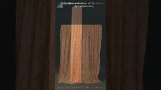 Curtain animation V4 for Lumion #lumion #lumioneasy #lumionarchitecturalanimation #shorts