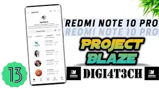 Project Blaze 2.5 HOTFIX Official Android 13 For Redmi Note 10 Pro aka Sweetin 12th-Feb-2023 Review.
