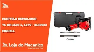Martelo Demolidor TC-DH1600/1 SDS-Hex 43J 1600W - EINHELL-4139084 | Loja do Mecânico