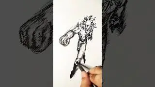 Speed drawing OnePunch StickMan 😳 