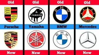 Top Car Companies Old Logos vs New Logos | Complete Edition 2025