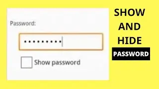 How to Hide and Show Password in HTML and CSS | Toggle Password Visibility with Checkbox, JavaScript
