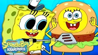 SpongeBob Loving the Krusty Krab for 7 Minutes! 😍🍔 | SpongeBob