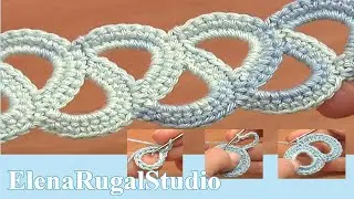 Кружева из лент  УРОК 8