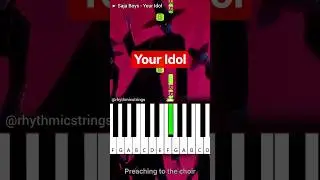 Saja Boys - “Your Idol” | Kpop Demon Hunters | Piano Tutorial 
