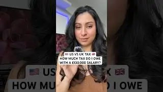 US vs UK Tax: How much tax do I owe with a £130,000 salary? 🤔Ad #personalfinance