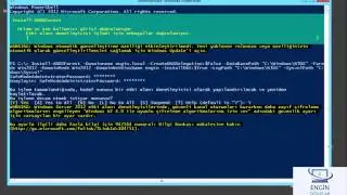 Server 2012 #0017 - PowerShell ile Active Directory Kurulumu - Engin OĞUZLAR