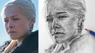 Drawing Rhaenyra - Emma D'Arcy