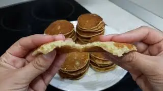 Банановые панкейки.Быстрый и вкусный завтрак.