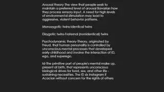 CRIMINOLOGY  TRAIT THEORY