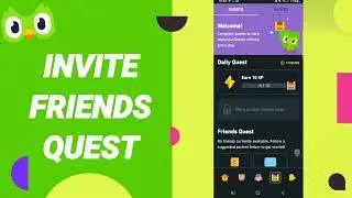 How To Invite Friends Quest On Duolingo App