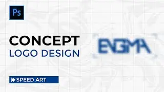 Concept Logo Design on Adobe Photoshop | SpeedArt | 2022