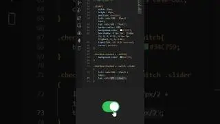 iOS Switch Design with HTML CSS #css #htmlcss #cssmagic