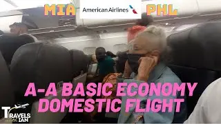 American Airlines Basic Economy Review | Short Domestic Flight | A321