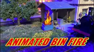 Create Stunning Model Railroad Animations: Arduino Garbage Bin Fire | Bring Your Layout to Life!