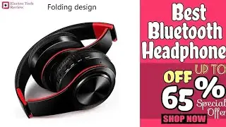 Bluetooth headphone with fm and sd card slot