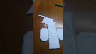асмр поделка кубик и бумаги 