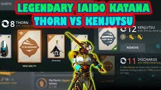Shadow Fight 3 Legendary IAIDO KATANA: THORN VS KENJUTSU √
