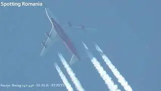 Contrail B747-400 Rossiya