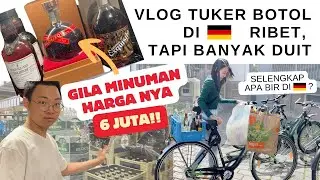 Vlog di toko minuman Getränkemarkt Jerman 🇩🇪🍺 Bir nya banyak banget!! Tukar botol dapat duit 🤑
