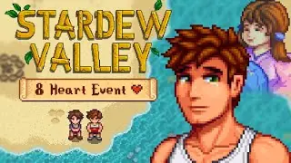 Stardew Valley - Alex 8 Heart Event