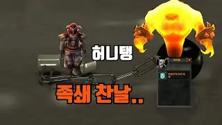[와우클래식] 여드웝 허니탱 족쇄 먹은날 분배금대박!!인데 공대장 분제!?